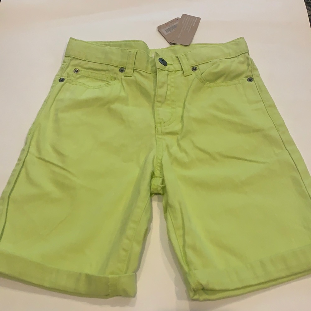 Neon green shorts from crazy eight